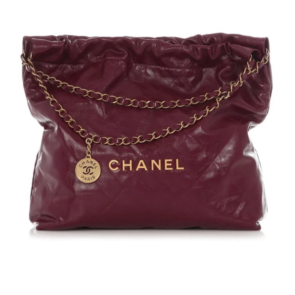 Chanel 22 burgandy bag never worn